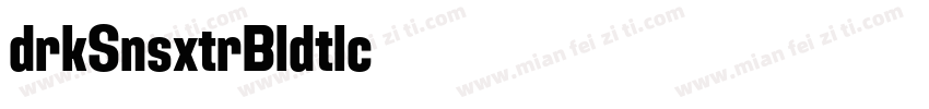 Adirek Sans ExtraBold Italic字体转换